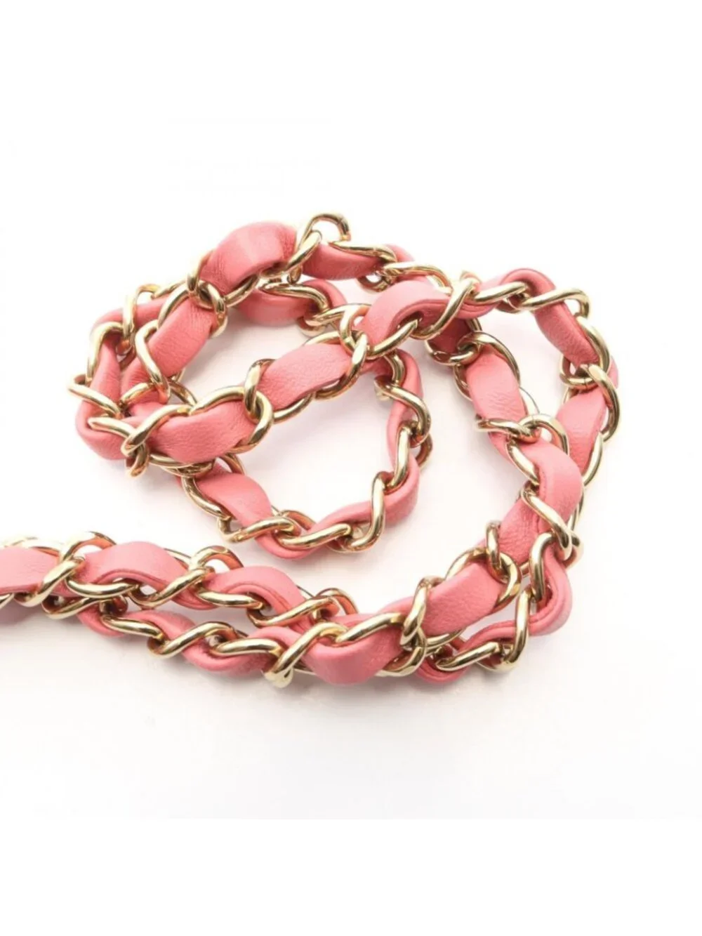 Chanel Shoulder Bag Mini Quilted Pink Lambskin Chain
